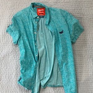 Super Dry Button Down Shirt M